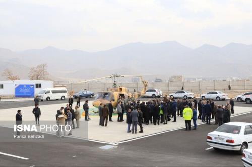 افتتاح بزرگترین پد هوایی کشور در اراک
