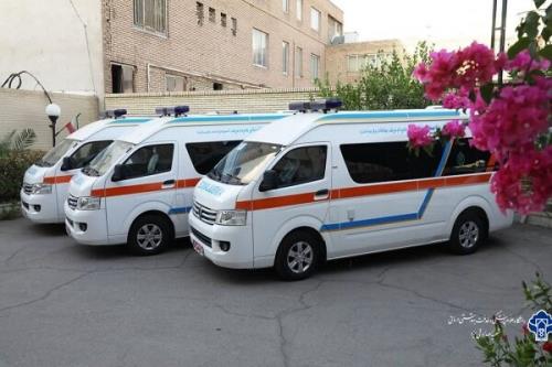 منطقه محروم بهاباد به ۳ دستگاه آمبولانس تجهیز شد