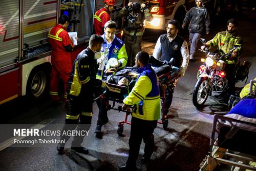 شرایط ۱۰ بیمار حادثه حریق در بیمارستان گاندی